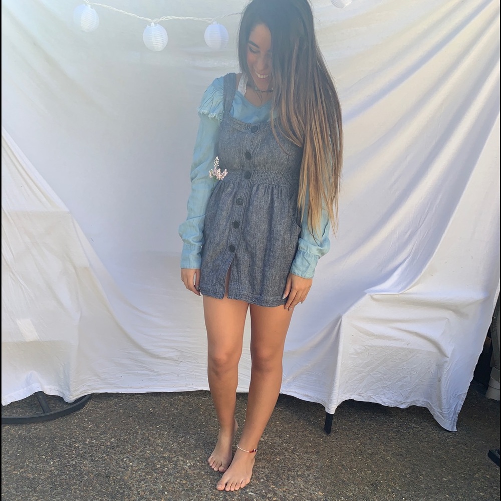 NWOT!! baby overall dress